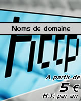 Noms de domaine en .com, .net, .org... à partir de 9 € TTC par an